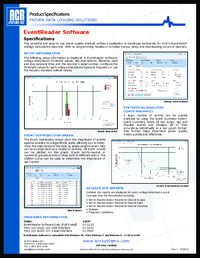 Thumbnail of document Data Sheet - EventReader Software